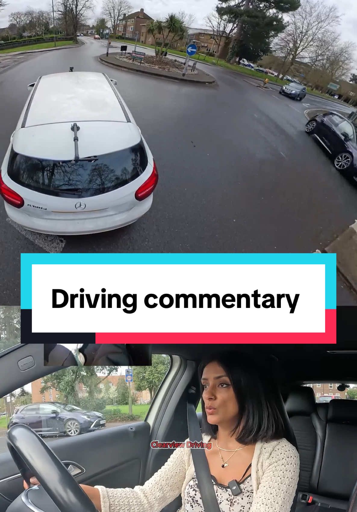Driving commentary #driving #learn #howto #manual #clutch #car #london #road #zigzag #crossing #pov #fyp  