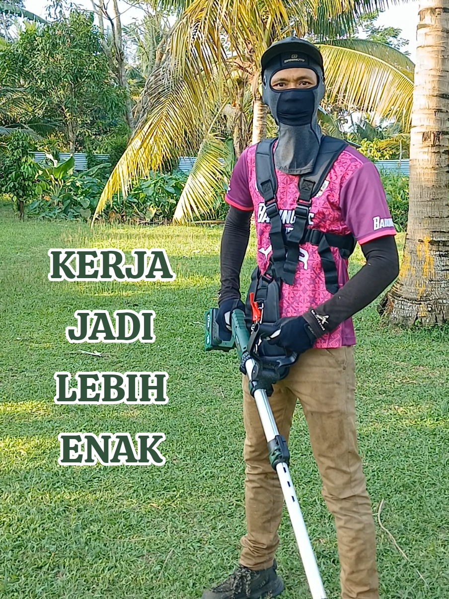 tali gendong mesin rumput samping#mesinrumputanzu #tanzu #mesinrumputbaterai #mesinrumputterbaik 