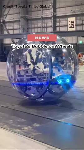 @toyota’s Bubble on Wheels #toyota #sphere #mobility #fyp