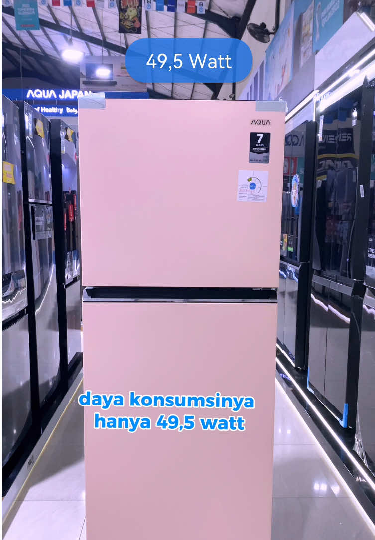 Kulkas 2 pintu 2 jutaan  #aquaelektronik #aquasmarthome #morelivinglessworrying #globalno1 #AQUAVIDEOCOMPETION2025 @AQUA Elektronik Indonesia @AQUA Elektronik 