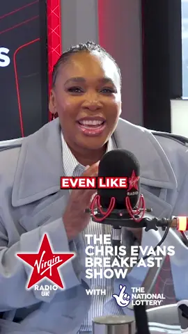 Venus Williams explains why other people's sibling relationships seem weird to her 🎾 #venuswilliams #serenawilliams #tennis #sport #chrisevans #chrisevansbreakfastshow #virginradiouk