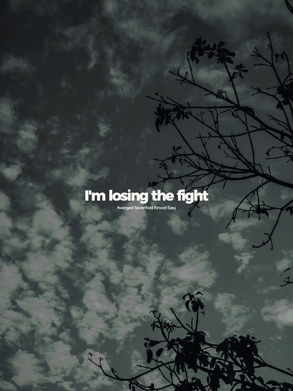 I'm losing the fight🥀 • Almost Easy | Avenged Sevenfold . . . #a7x #avengedsevenfold #avenged #liriklagu #music #viral #masukberanda #4u #sad #fypシ #fyp #brandatiktok #fypage #foryoupage #CapCut 