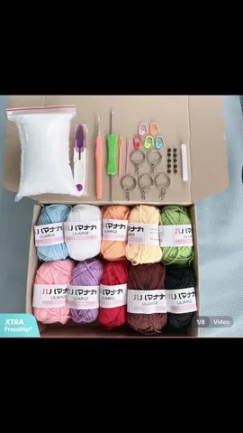 Combo đan len đủ bộ cho máy bạn mới tạp móc len đay ạ ❤️#vanphongpham #lencuon #combomoclenchonguoimoibatdau 