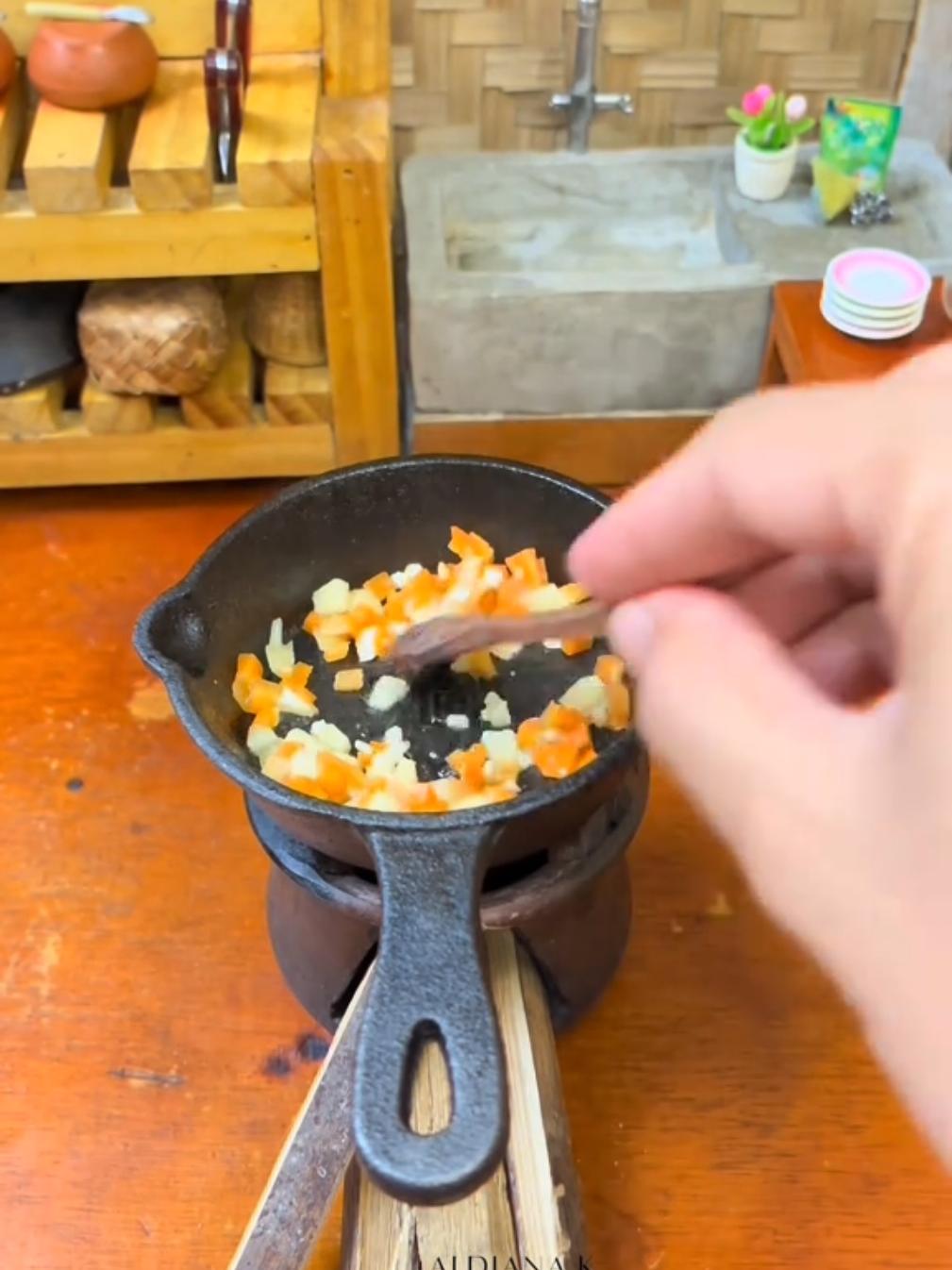Mini cooking| indonesian food, vegetable pastels #minicooking #asmrcooking 
