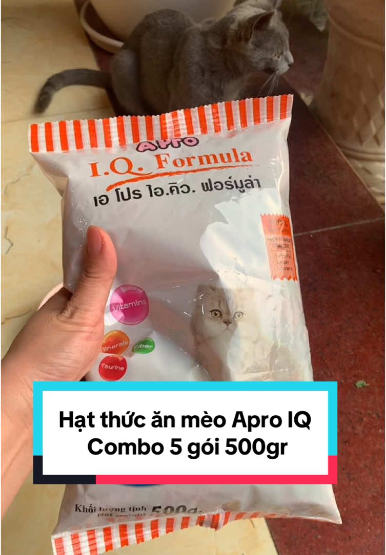 Hạt thức ăn mèo Apro IQ#hatthucanchomeo#xuhuong#nhacuakhoangshop 