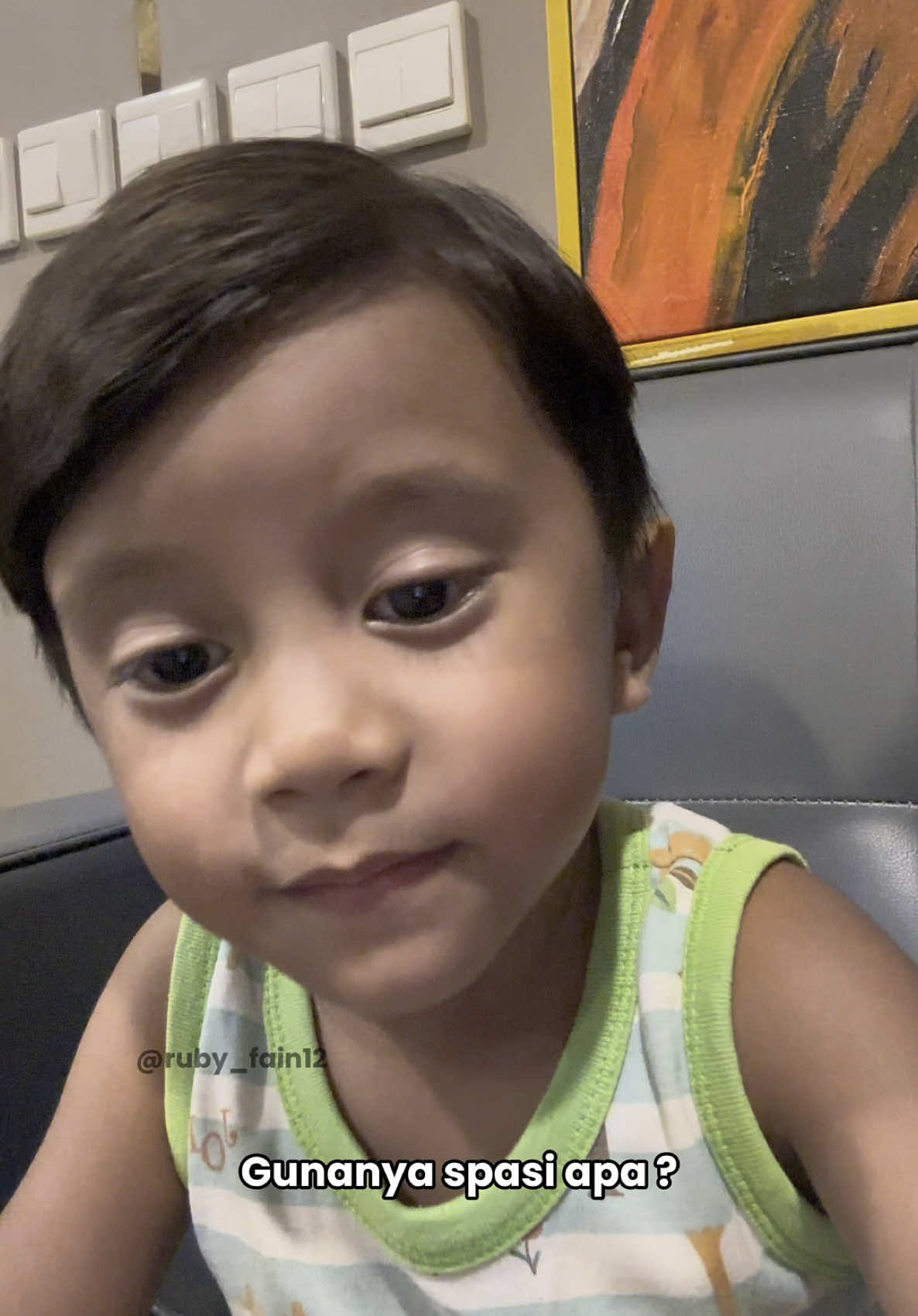 Jangan lupa spasinya ya bro 😎  #rubyfain #katakata 