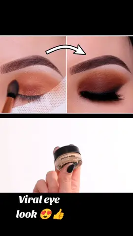 Brown smokey eye makeup look 😍  #makeup #eyemakeup #makeuptutorial #viralvideo #viral #foryou 