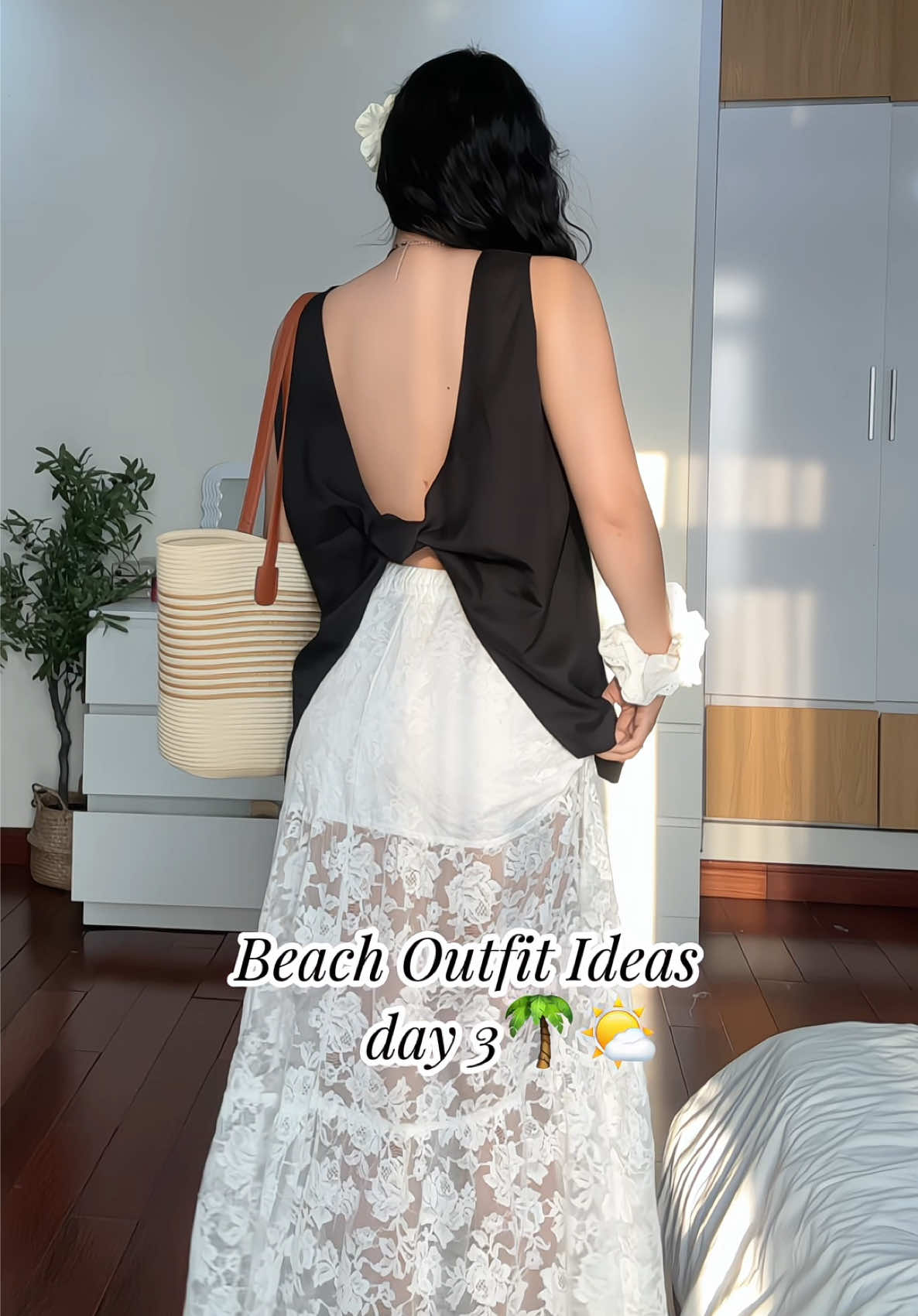 Day3: outfit đi biển xink không quá hở nàa 🌴🌤️✨💁🏻‍♀️ #xuhuong #beachoutfit #Summer #chanvayren #aoholung #mixandmatch 