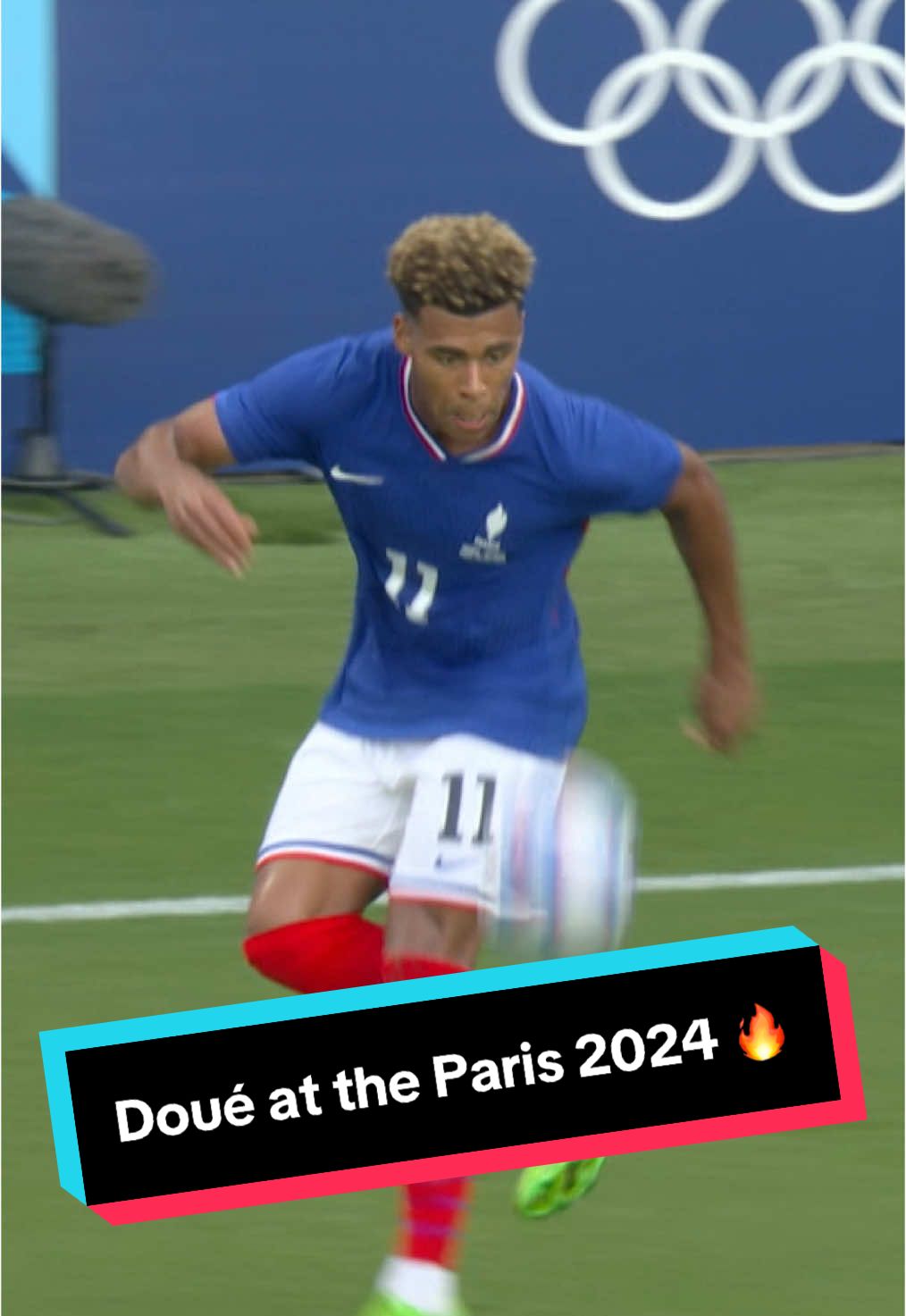 Désiré Doué was on fire at the Paris 2024 Olympics 🔥 #tntsports #football #paris2024 