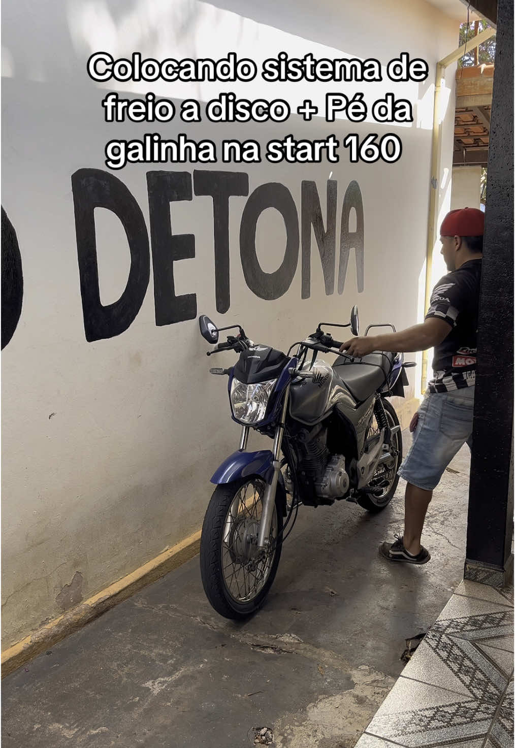 Passo a passo instalando sistema de freio a disco + pé de galinha na start 160  #passoapasso #dica #rotina #crescernotiktok #montadinha #POV #016 #foguete #start #motoboynotiktok #pecasjovem #capetomotopecas #aprenda #fyp 