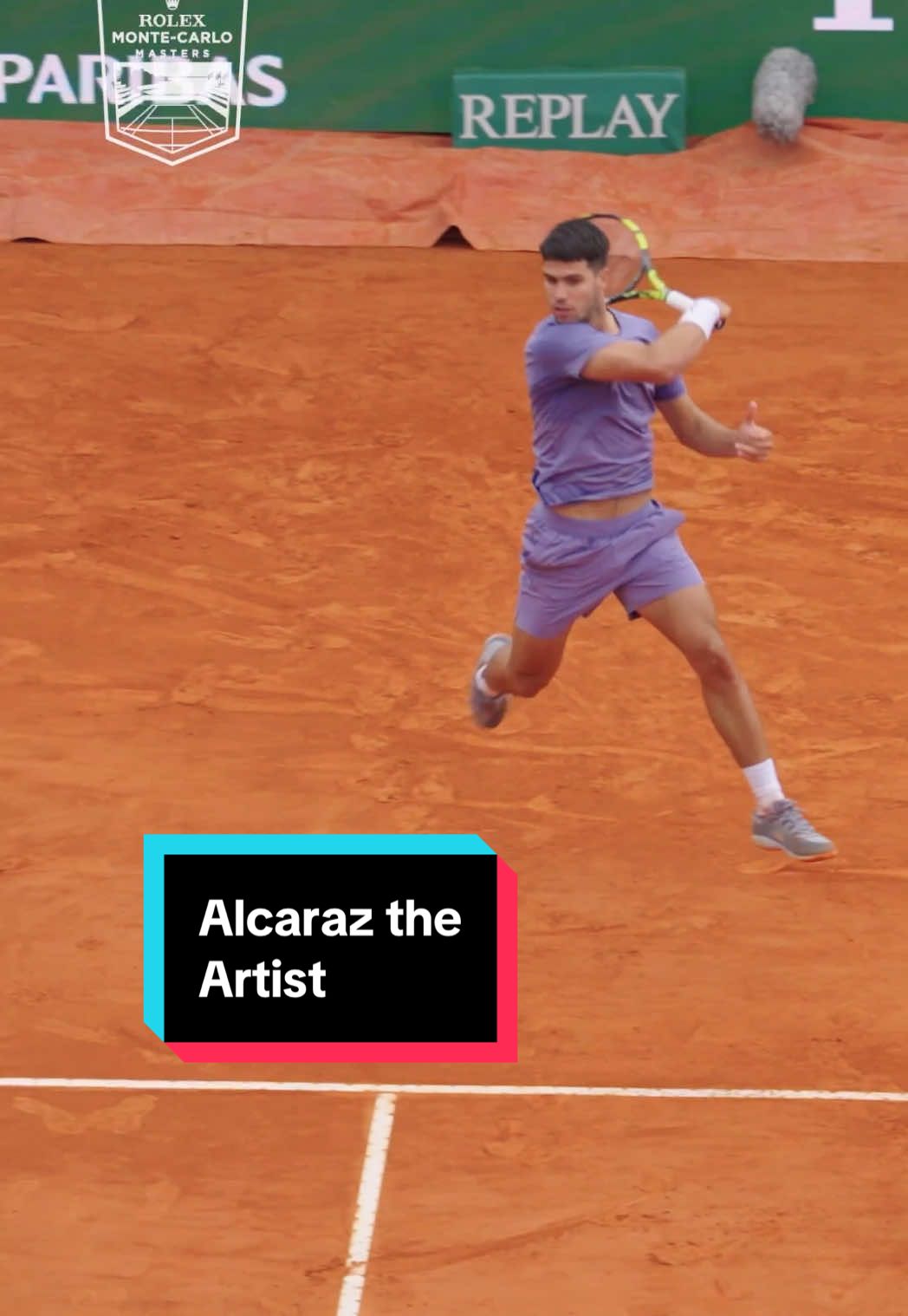 An artist at work #tennis #alcaraz 