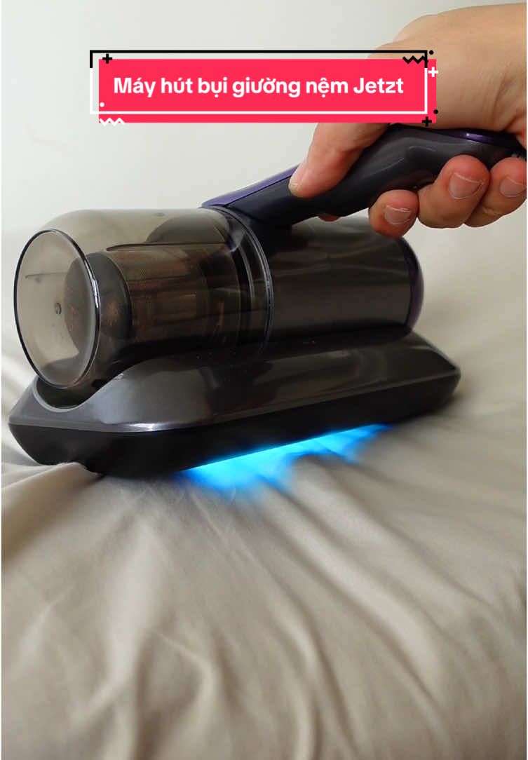 Con máy hút bụi giường nệm này vừa mạnh nên hút sạch nhanh mà có cả diệt khuẩn bằng tia UV luôn | Máy hút bụi giường nệm Jetzt | Nhân check #letnhancheck #review 