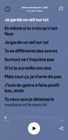 DADJU AIME MOI DEMAIN FT GRADUR paroles ♥️🥰 lyrics 🖤@DADJU #dadju #dadjuaimoidemain #aimemoidemain #gradur #lyric #tiktokfrance🇨🇵 #rapfr #foryoupage❤️❤️ 