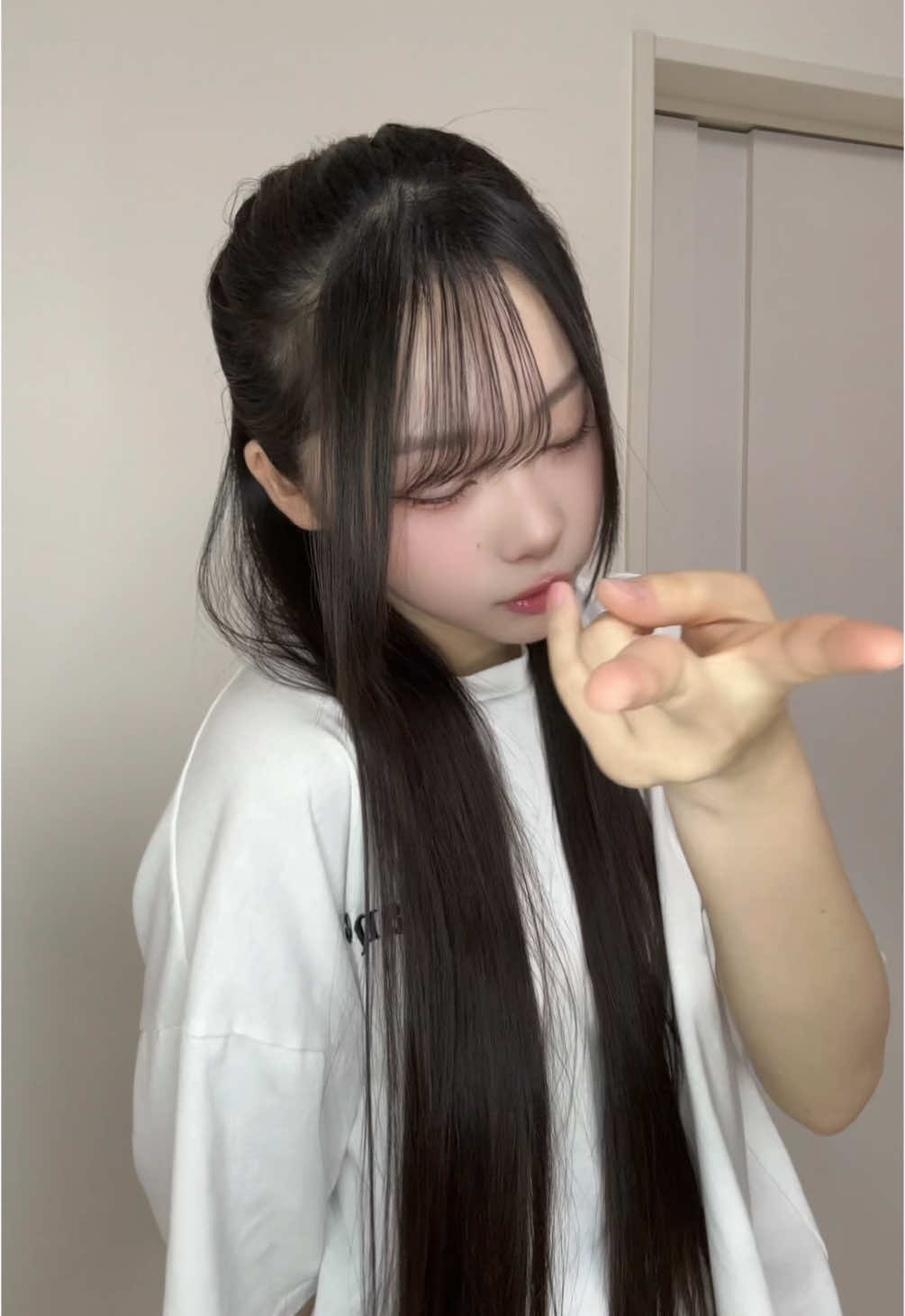 ほんmoneyわかんのでskrrrrr #ハーフアップ #ヘアアレンジ #10 #中3 #fyp 