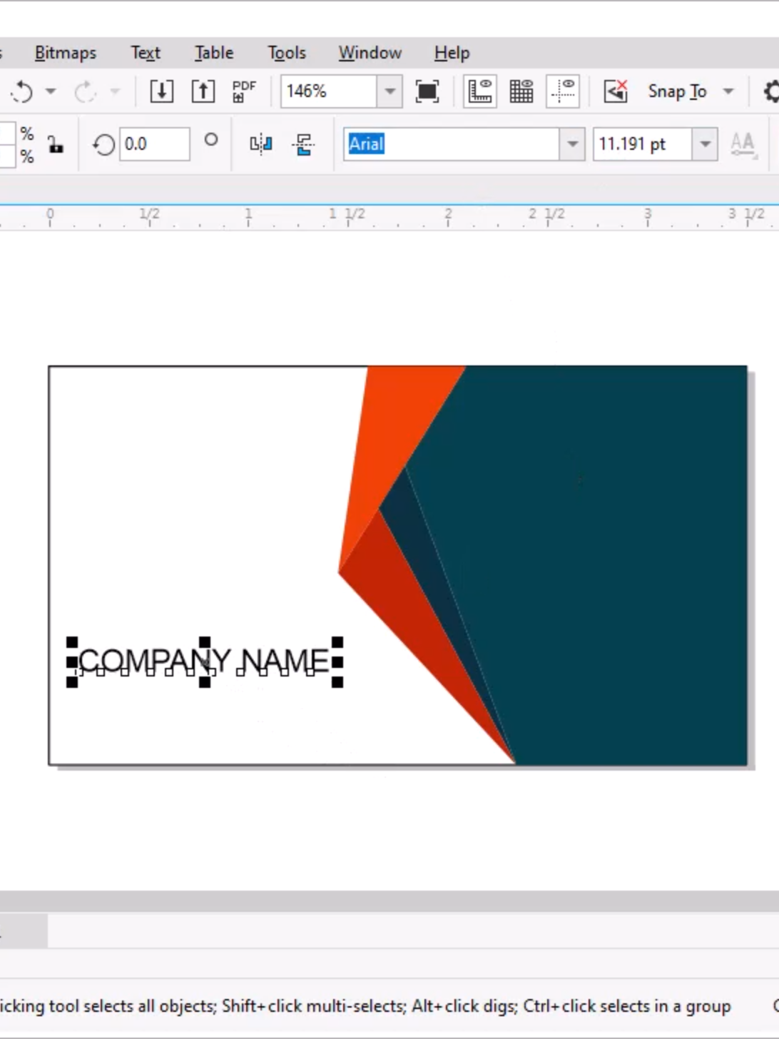 Visiting card Design in Coreldraw #tutorial #visitingcard #coreldraw #foryou #fyp