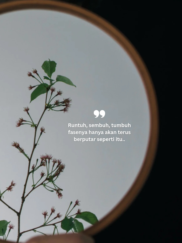 Runtuh, sembuh, tumbuh, fasenya hanya akan terus berulang seperti itu #islamic_video #islamicquotes #islamicstory #motivasihidup #selfreminder 