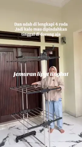 Rekomendasi jemuran lipat 3 tingkat #jemuran #jemuranstainless #jemuranlipat #jemurantingkat #cuantanpabatas 