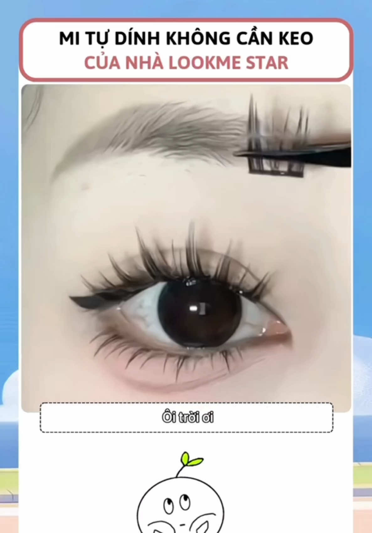 Mi tự dính không cần keo Lookme Star #lookmestar #migia #migiakhongcankeodan #goclamdep #makeup #mitudinh #migialookmestar 