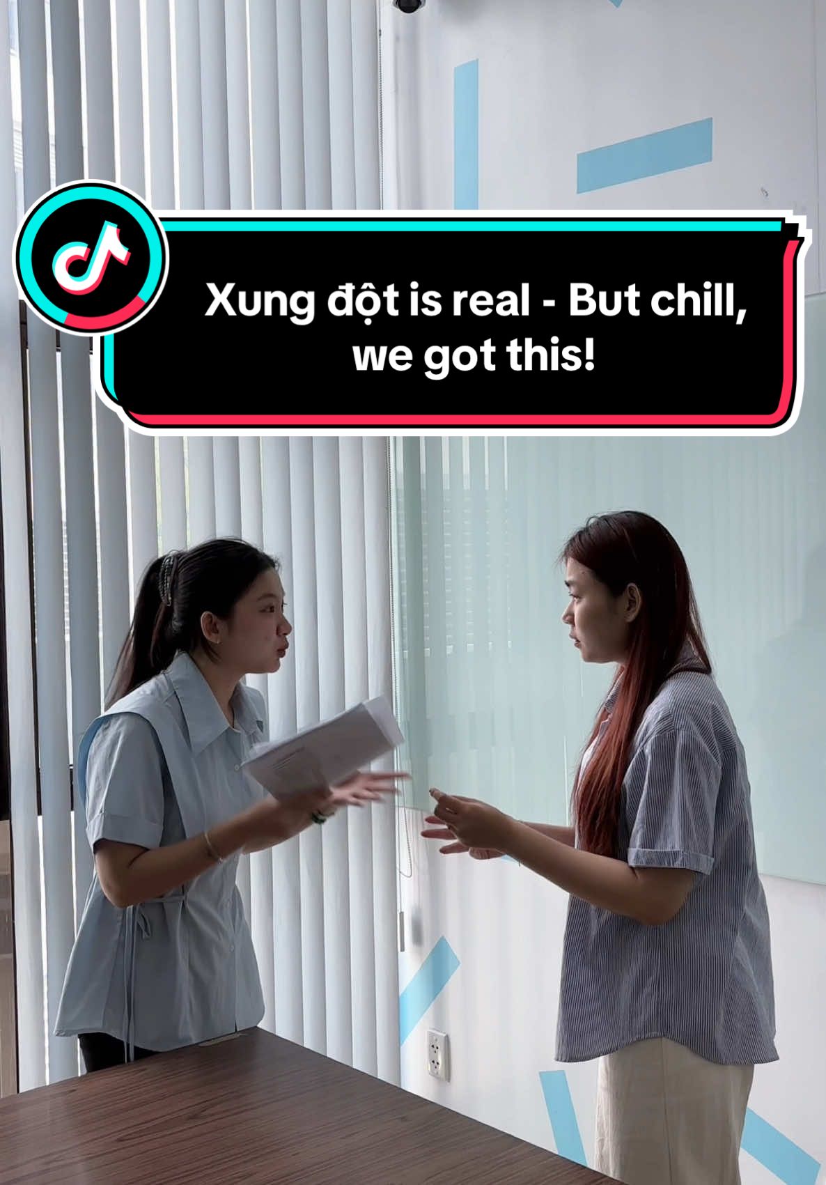 Xung đột is real - But chill, we got this!                                                   Nhóm 06 - Kỹ năng giải quyết xung đột                                                                #ThePotentialTrainer #TDTU #tdtuniversity #xh #fyp #viral #fypシ゚viral🖤tiktok 