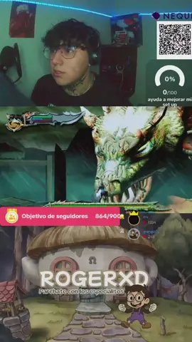 Esto paso en un live de tik tok si quieres ver mas sigueme porfa t amo#LIVEhighlights #TikTokLIVE #LIVE #godofwar #boss 