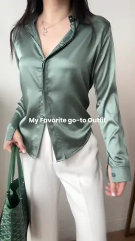 Always be my favorite go to outfit 🫶🏻😚 DARLA SILK SHIRT 🔥 #wibgajian #wibgajiansale #outfitideas #silk #silkshirt #kemejaviral #kemejasatin #kemejawanita #kemejasatinwanita #hijabstyle #hijaboutfit #promoguncang55 #fyp #longsleeveshirt #outfitinspo 
