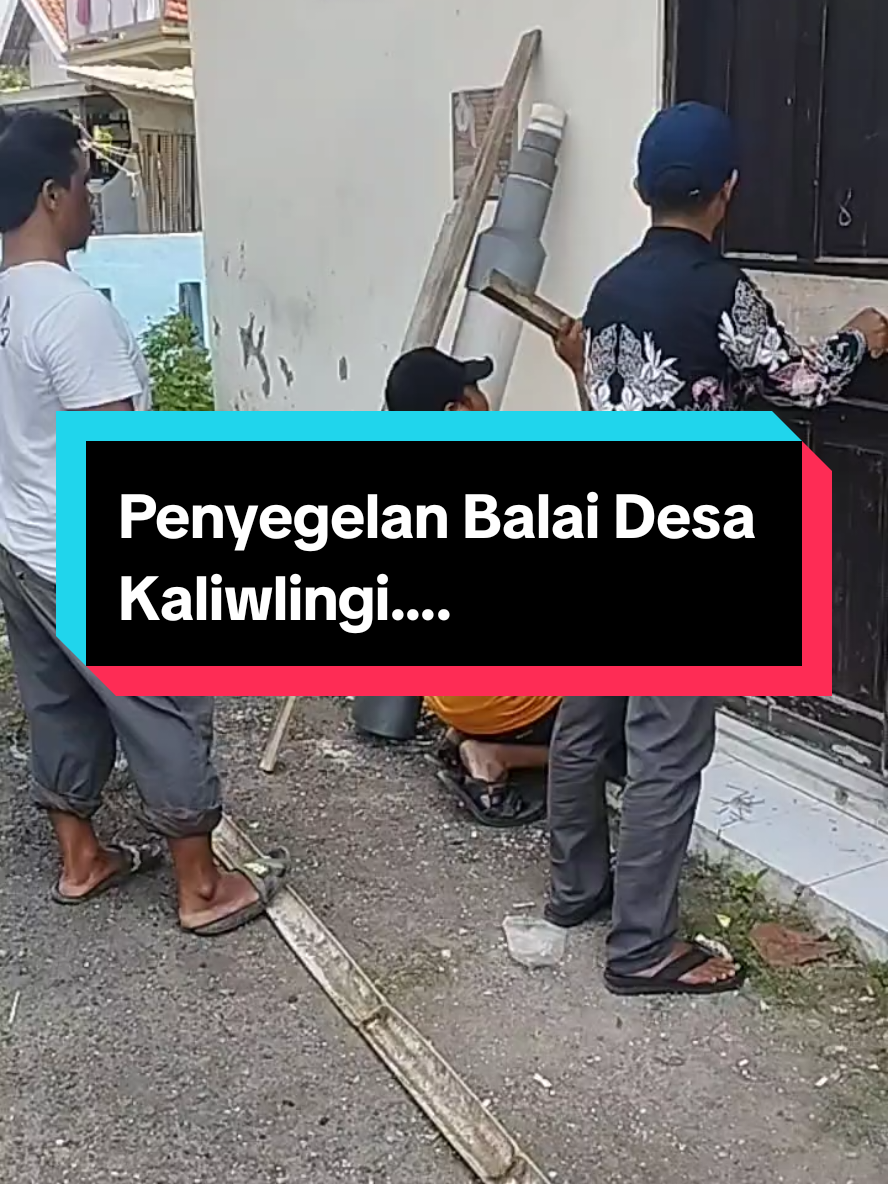 #fyp Penyegelan Balai Desa Kaliwlingi.....
