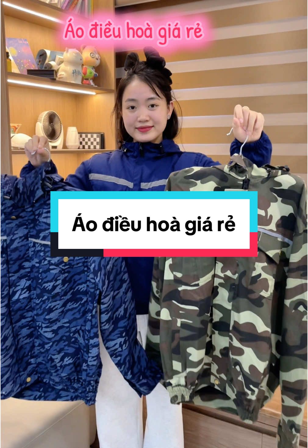 { Tặng 2 túi đá khô} Combo 1 áo, 2 áo + 1 bộ phụ kiện áo điều hoà japan 21V , áo vải kaki dày dặn bh 12 tháng #aodieuhoa #aodieuhoajapan #thapcamtv02 #aoquatdieuhoa 