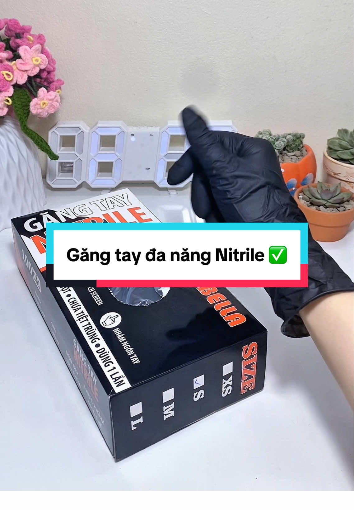 Găng tay đa năng cho các bác đây ạ ✅ #gangtay #gangtaydanang #gangtayden #gangtayspa #nitrile #xuhuong 