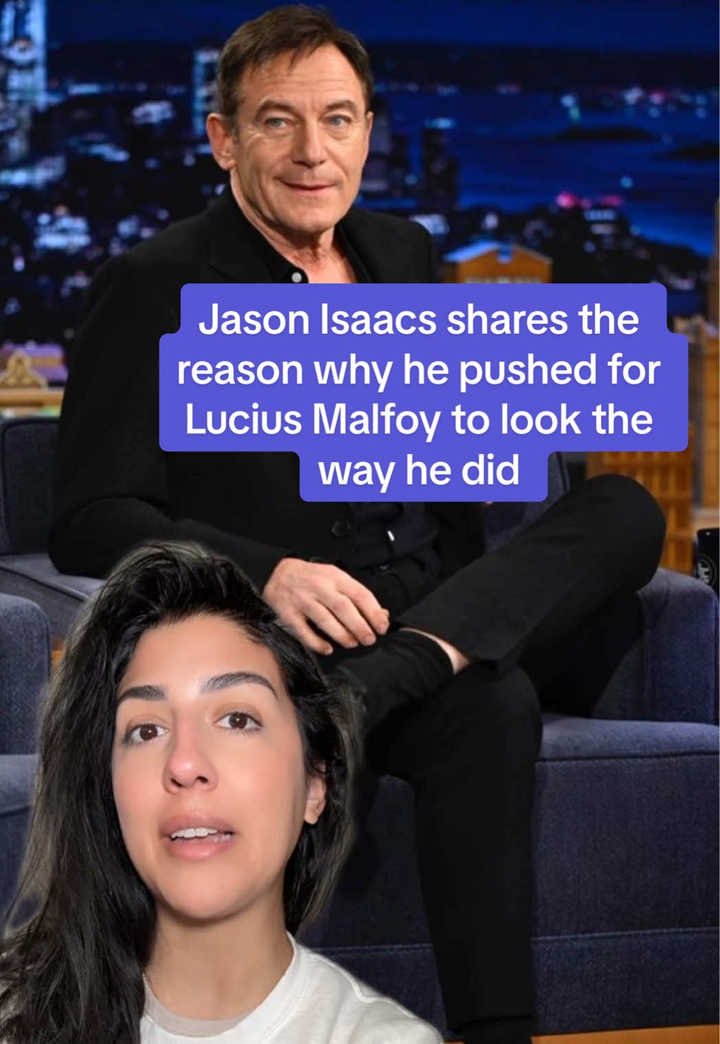 Jason Isaacs shares the reason why he pushed for Lucius Malfoy to look the way he did #harrypotter 