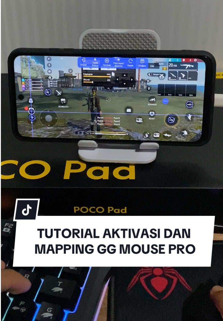 Tutorial lengkap aktivasi dan mapping apk GG Mouse Pro 2 di android game free fire  #tutorial #ggmousepro #ggmousepro2 #freefire #epep #4u #xyzbca #fyp #viral #mobilador 