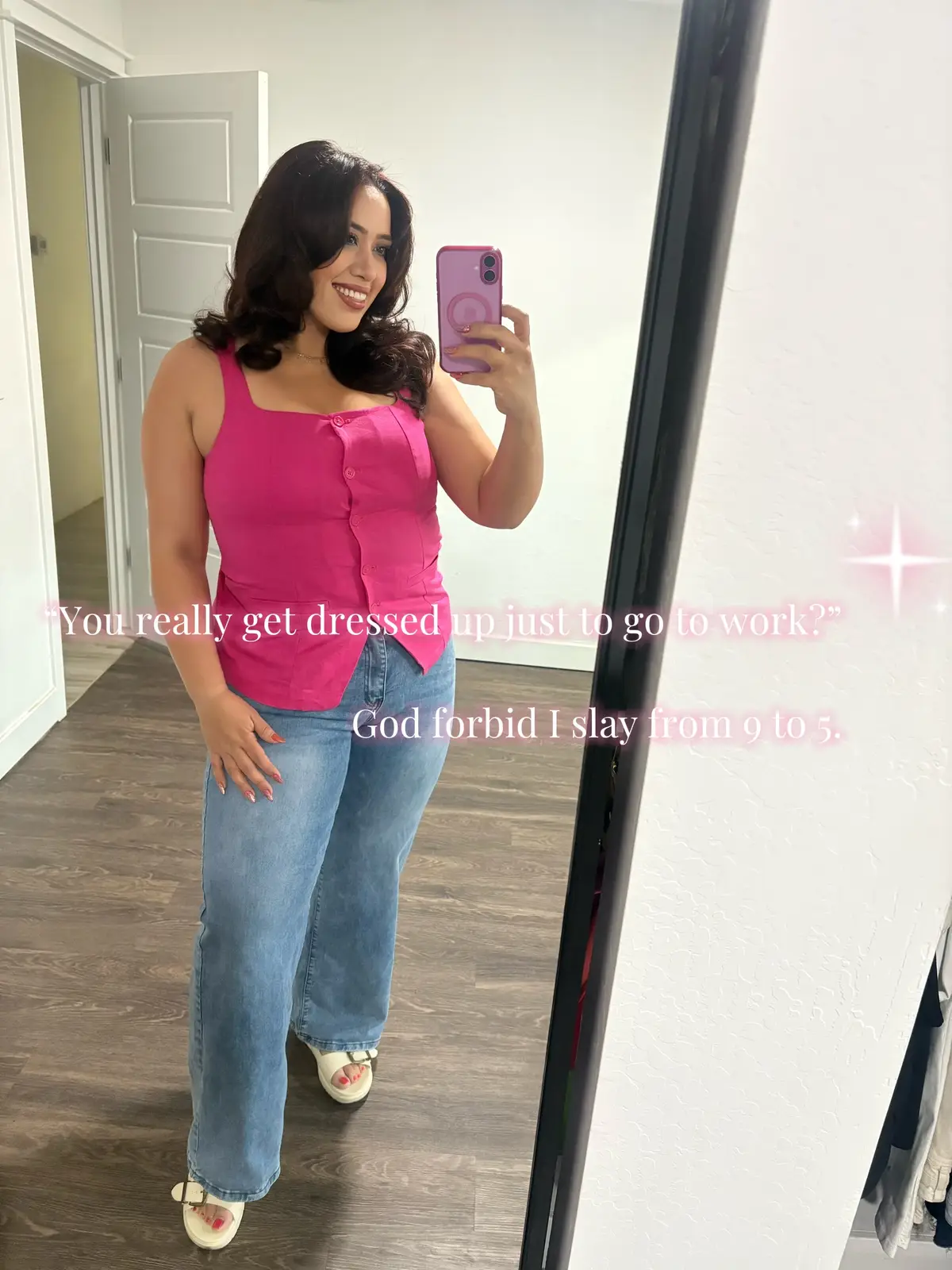 I don’t care if this sound is trending or not, I will keep using it until further notice. Every time someone questions why I get dressed up for anything, I hear it playing in my head.