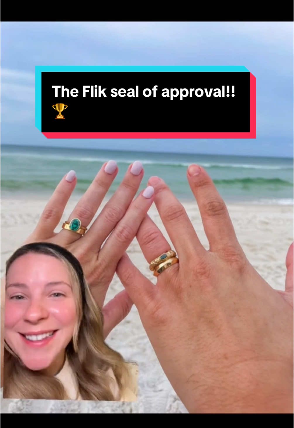 #stitch with @FLIK 🌞 the flik seal of approval???!! These clients were so lovely to work with and had the best taste! #jewelrydesigner #engagementrings 