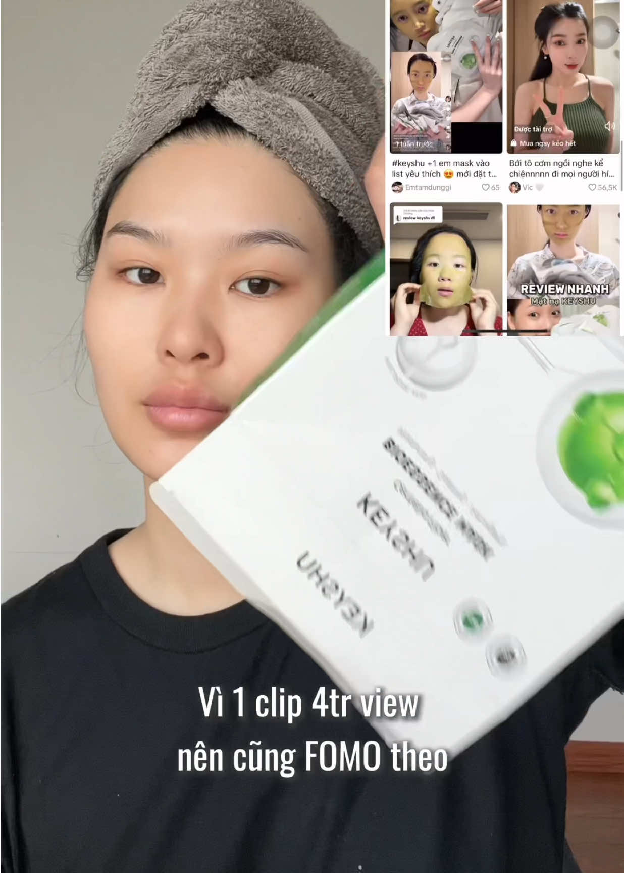 +1 nạn nhân fomo và cái kếttt #goclamdep #reviewlamdep #keyshu #centellafiber #mask #matnarauma #xuhuong#xuhuong#fyp 