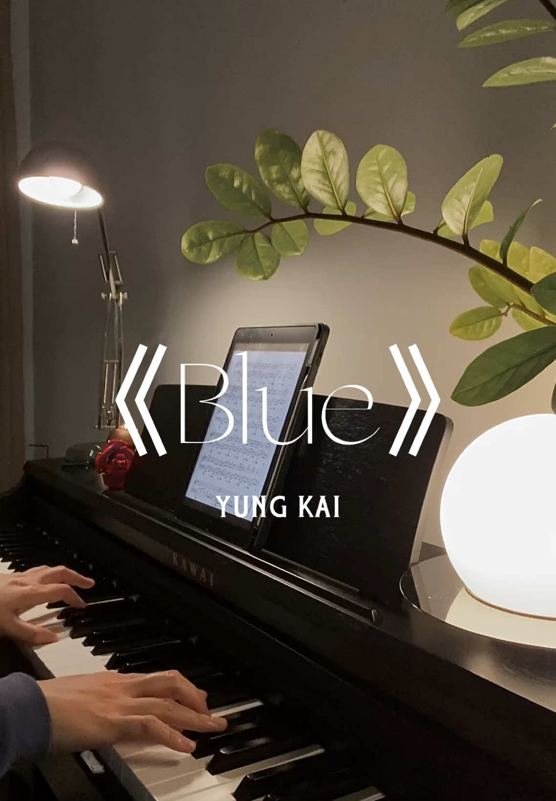 🎹「Blue - Yung Kai」🕊️  🩵  #🎹 #pianotok #tiktokmalaysia #piano #music #fyp #foryou #instrumental 