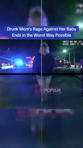 Drunk Mom's Rage Against Her Baby Ends in the Worst Way Possible #cops #copsoftiktok 
