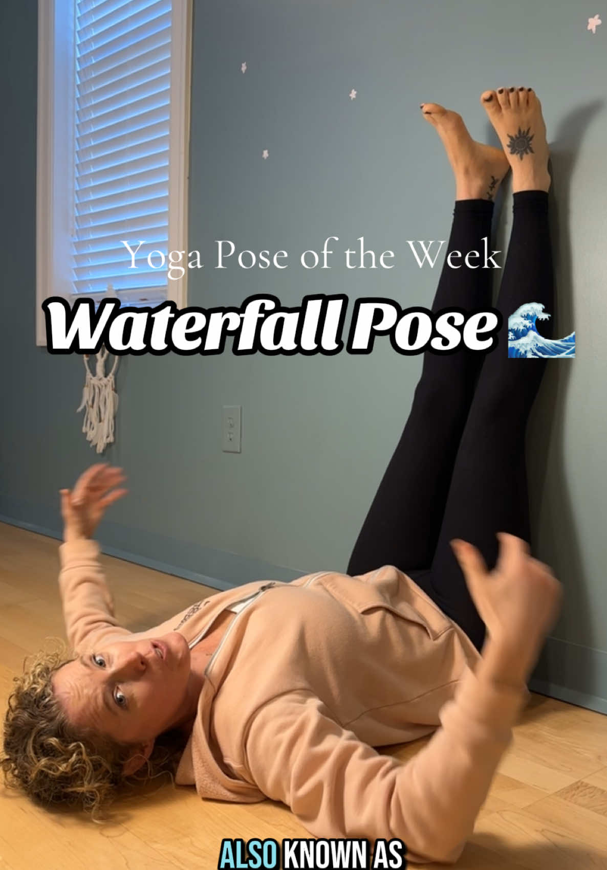 Yoga Pose of the Week: Waterfall Pose 🌊 #yoga #yogaposeoftheweek #movement #healing #fyp #SelfCare #mindfulness #yogapractice #meditation #StressRelief #WellnessJourney #MindfulLiving #airmidwellness #yogalife #yogaforbeginners 