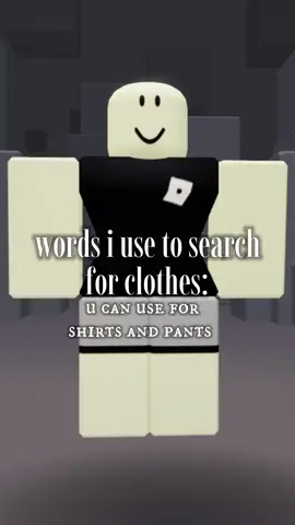 words to search for clothes ep.2 #search#roblox#robloxfit #evade