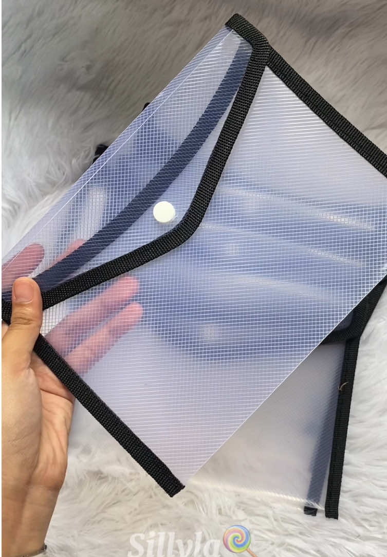 Ang helpful neto para sa mga documents na maliliit. Safe din sya para sa mga tubig kasi plastic ang material📑 #fileorganizer #schoolsupplies #safetytips 