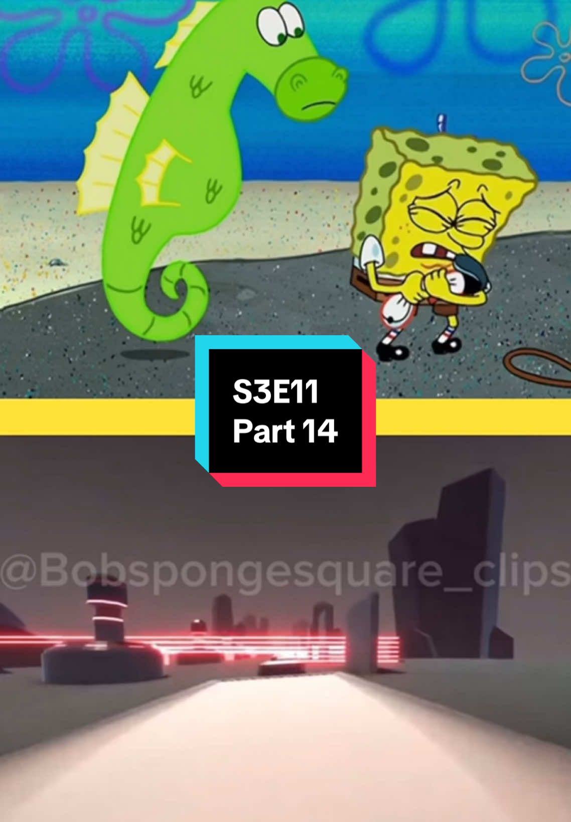 Part 14 | Spongebob Squarepants | Season 3 l Episode 11 | My Pretty Seahorse #spongebob #spongebobsquarepants #fyp #xyzbca 