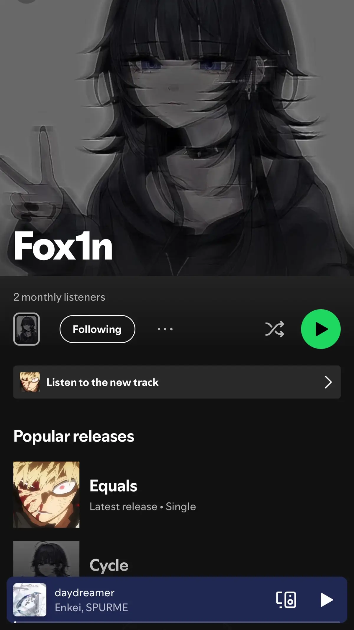 So I kind of make music now. For anyone who knows the genre it’s #breakcore I plan on making more and more… My page will be in my TikTok Bio if you wanna check it out 😅😊