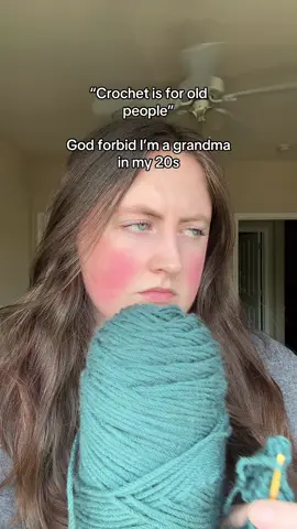 Just a grandma in her 20s❤️  #crochetcommunity #crochet #crochetersoftiktok #crochettiktok #crochettok #crochettutorial #crocheting #crochetaddiction #crochetinspiration 