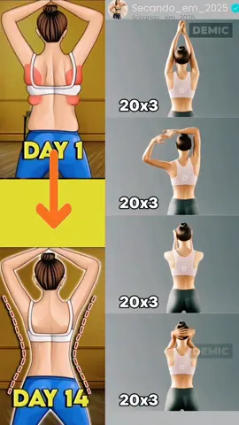 Faça esse treino em casa para perder essa gordura nas costas e braços!! Em 7 dias já verá resultado #academia #emagrecimento #treinoemcasa #treino 