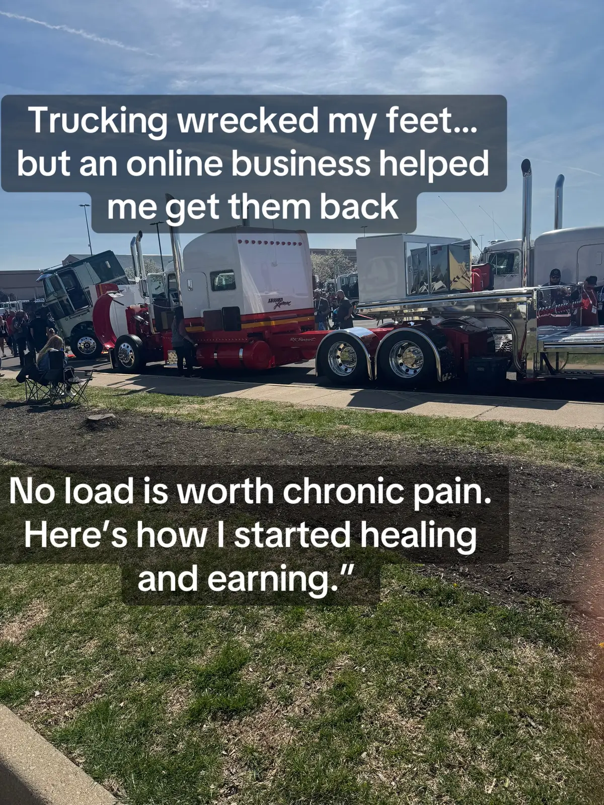 #TruckerHustle #OnlineOverdrive #entrpreneurship #family #healthy #truckinglifestyle #cdllife #CabToCash 