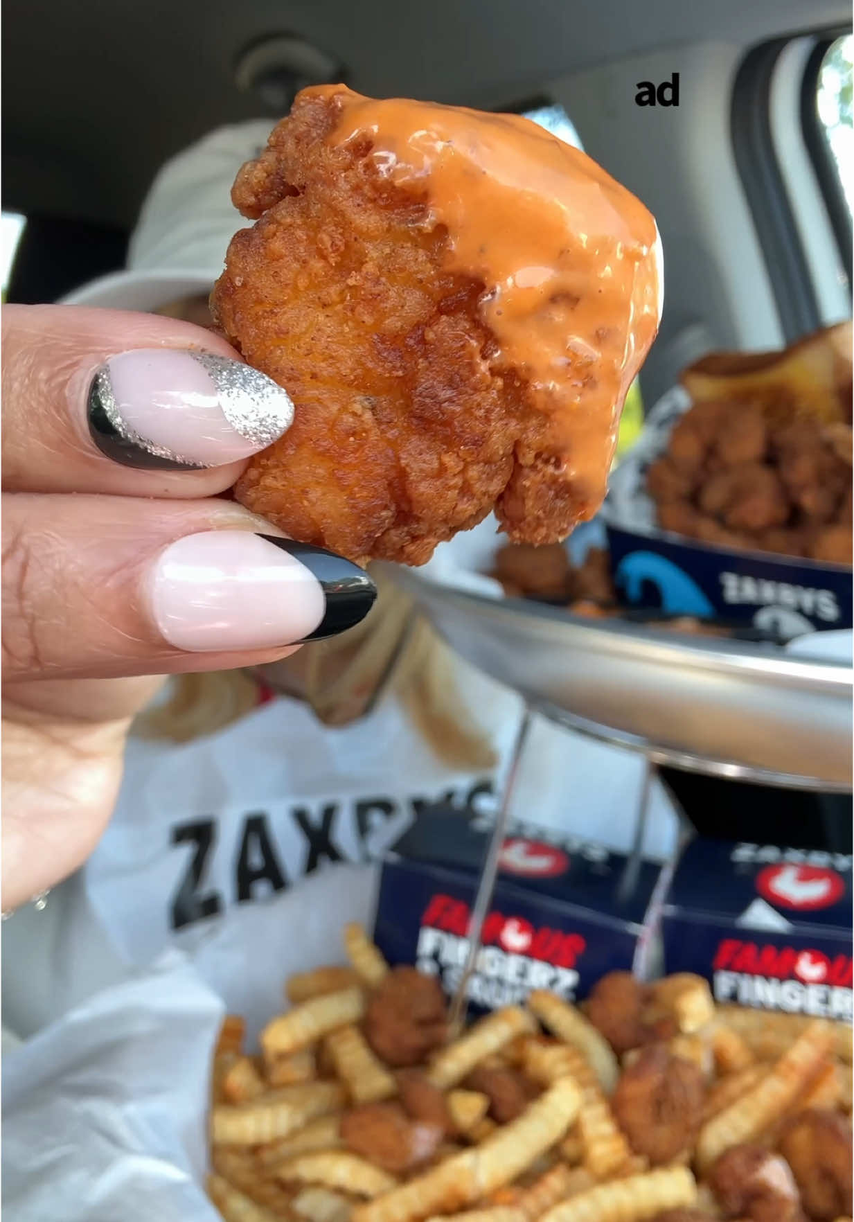 Zaxbys Southern Fried Shrimp is back and it’s giving seaside crunch in every bite 🍤 Limited time only, so I had to go all out ❤️   #ad @Zaxbys #ZaxbysPartner #Zaxbys #ZaxSeas