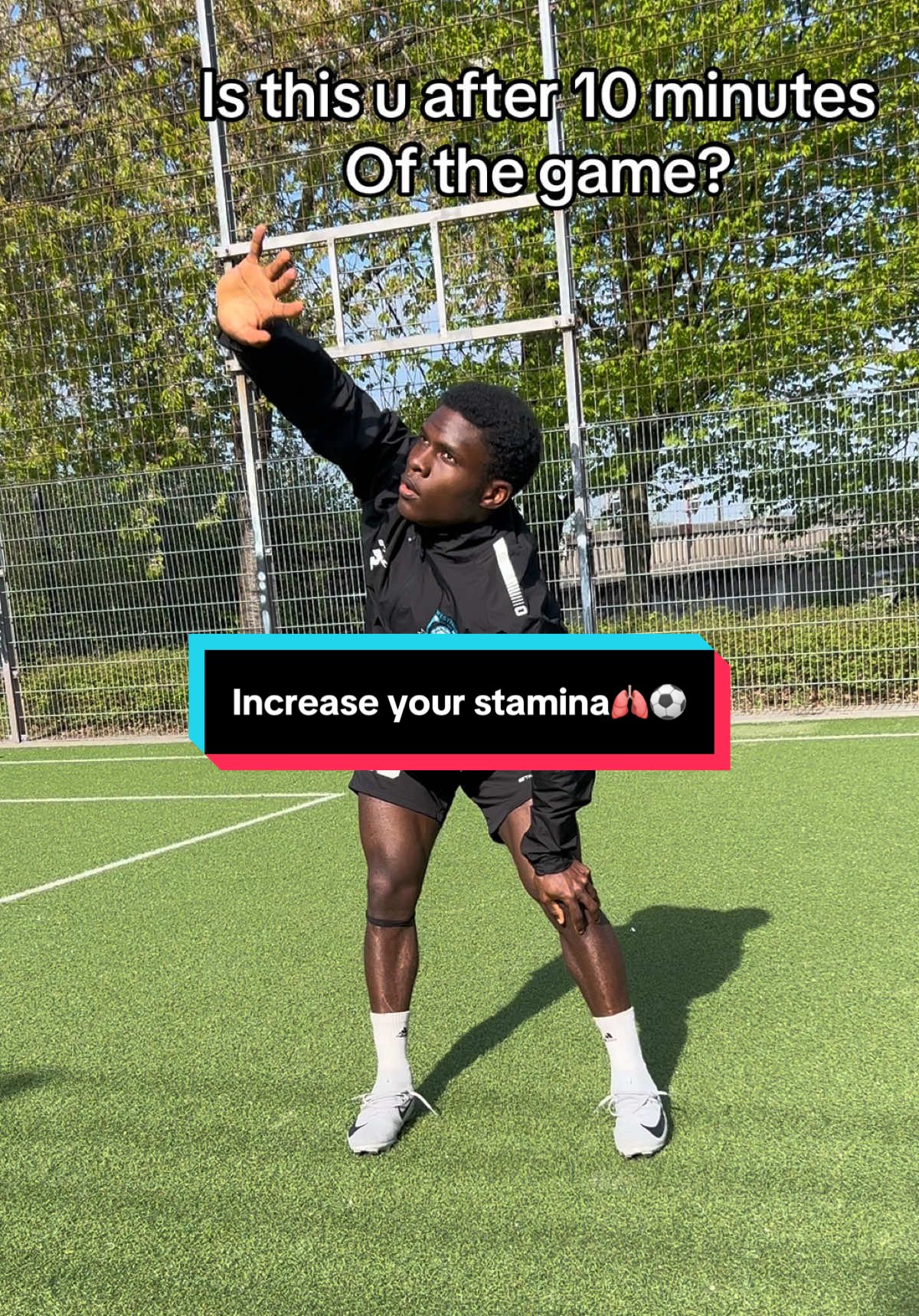 Increase ur stamina⚽️🫁| #footbal #footballtiktok #increase #stamina #weareback #fypageシ #forupage #goviral #soccerdrills #soccertips 