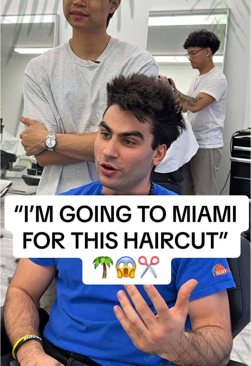“I’m going to Ultra Miami for this haircut” 🌴✂️😱 #miami #hamilton #hamiltonbarber #barberinhamilton #ontariobarber #dundasbarber #burlingtonbarber #oakvillebarber #niagarabarber #mcmasterbaber 