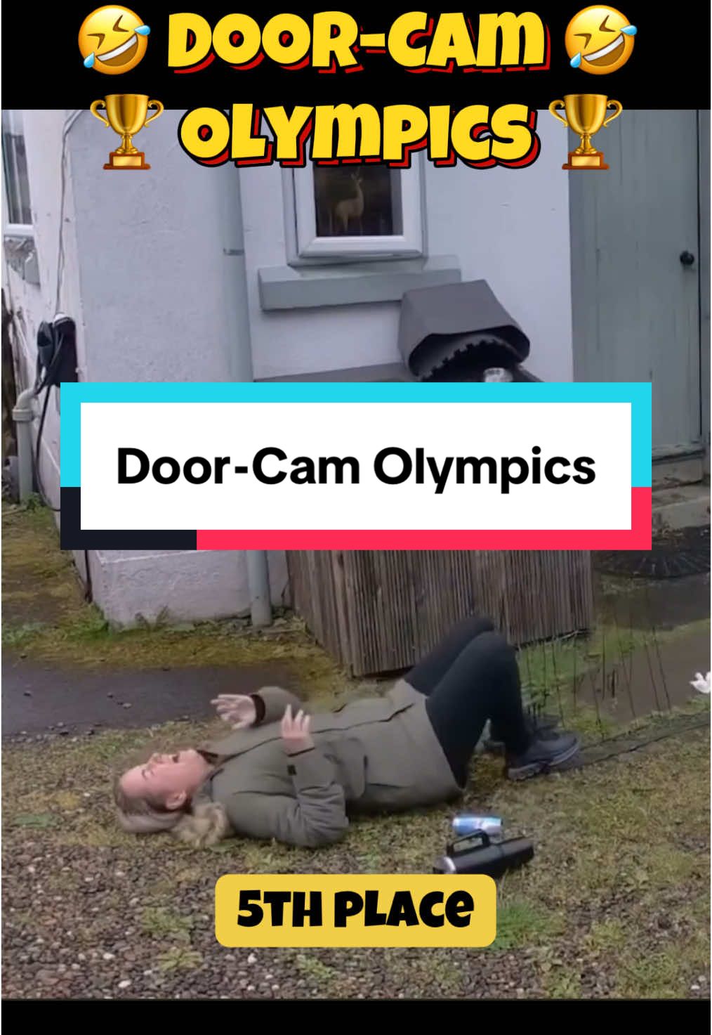 Door-Cam Olympics 🏆😂 #doorbellfails #ringdoorbell #doorcamfails #funnyclips #foryou #