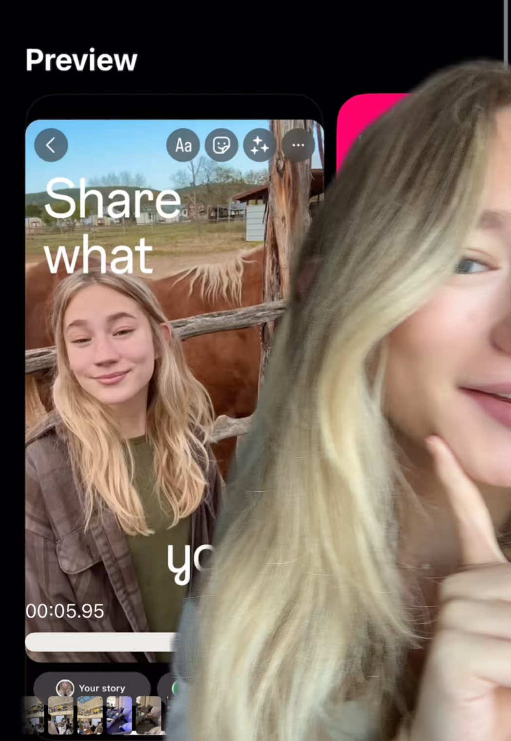 Go look at the App Store! #instagram #fyp #working 