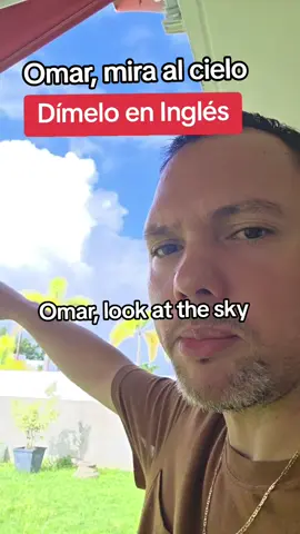 Mira al cielo en #ingles 