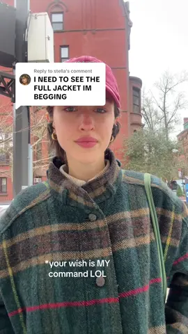 Replying to @stella Details on my jacket/coat ❤️